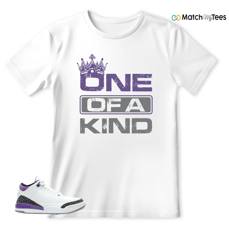 NIKE JORDAN 3 RETRO DARK IRIS (PS) SNEAKER Matching Tees t-shirt