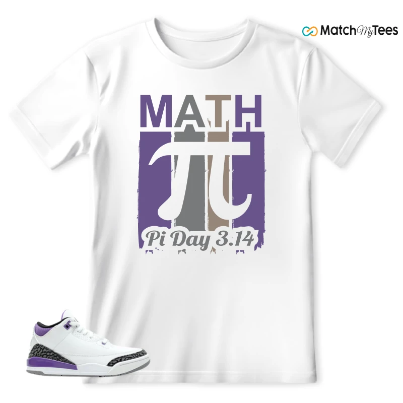 NIKE JORDAN 3 RETRO DARK IRIS (PS) SNEAKER Matching Tees t-shirt
