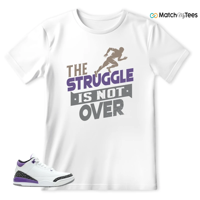 NIKE JORDAN 3 RETRO DARK IRIS (PS) SNEAKER Matching Tees t-shirt