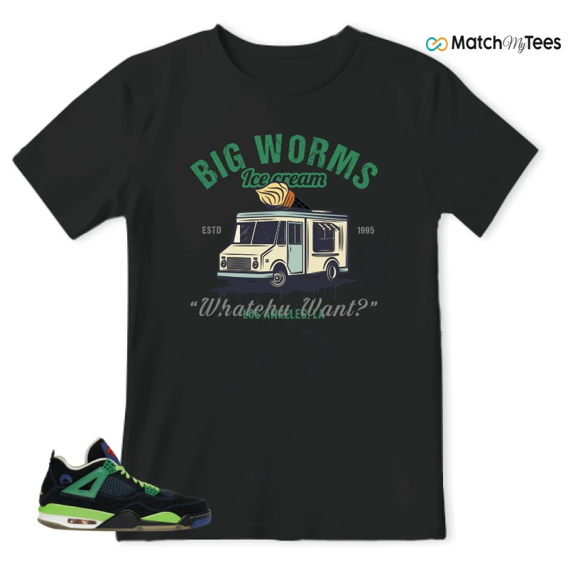 NIKE JORDAN 4 RETRO DOERNBECHER SNEAKER Matching Tees T-shirt for Men