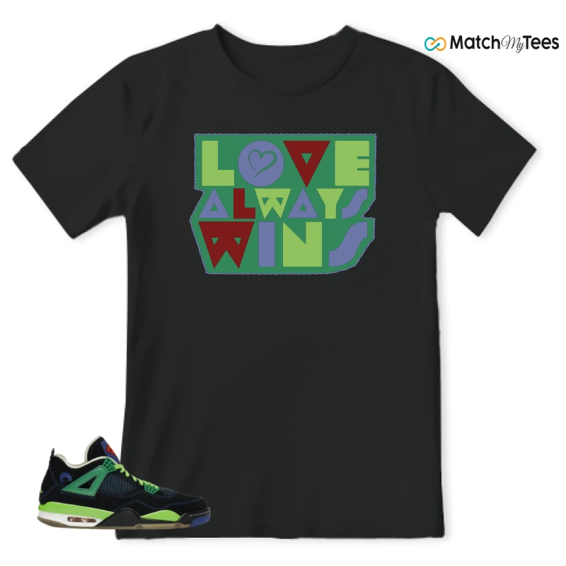 NIKE JORDAN 4 RETRO DOERNBECHER SNEAKER Matching Tees t-shirt