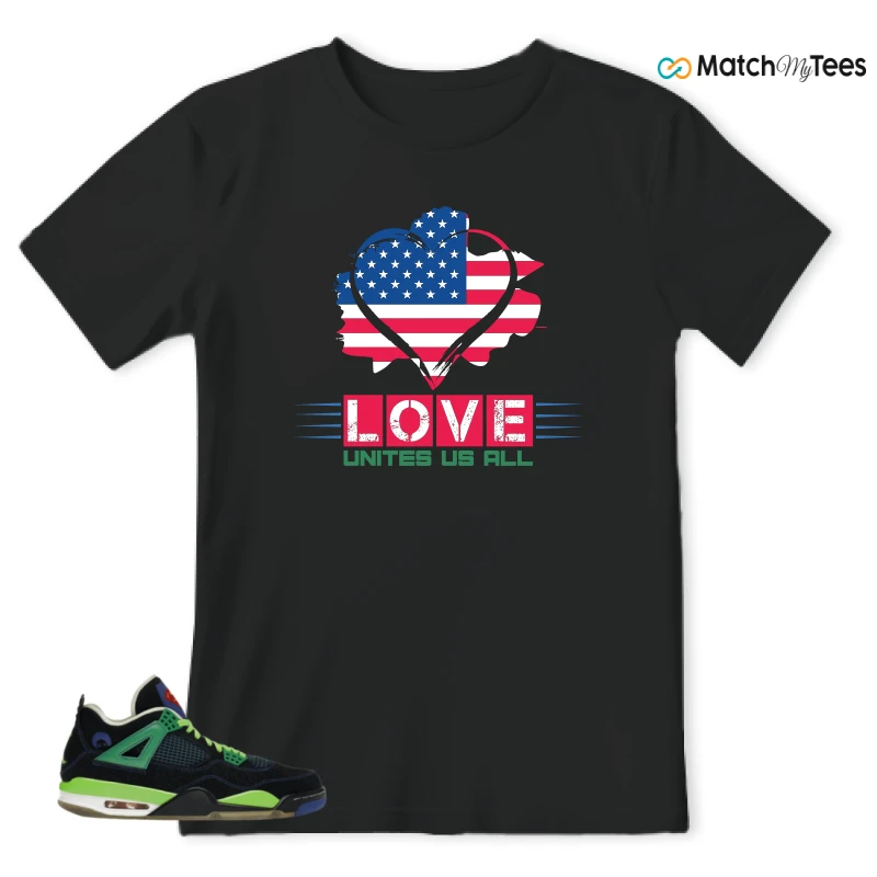 NIKE JORDAN 4 RETRO DOERNBECHER SNEAKER Matching Tees t-shirt