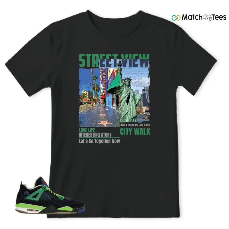 NIKE JORDAN 4 RETRO DOERNBECHER SNEAKER Matching Tees t-shirt