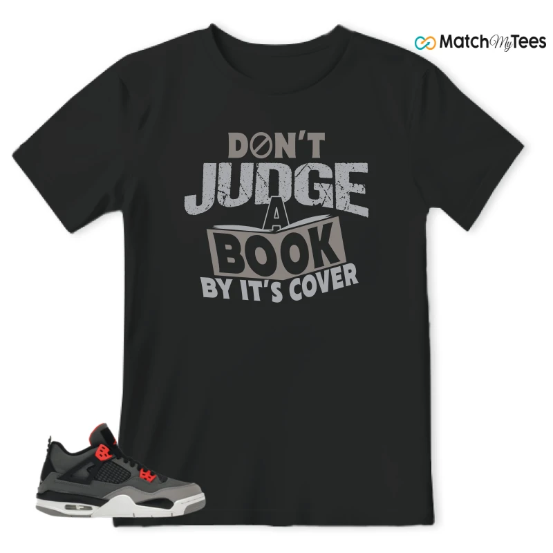 NIKE JORDAN 4 RETRO INFRARED (GS) SNEAKER Matching Tees t-shirt