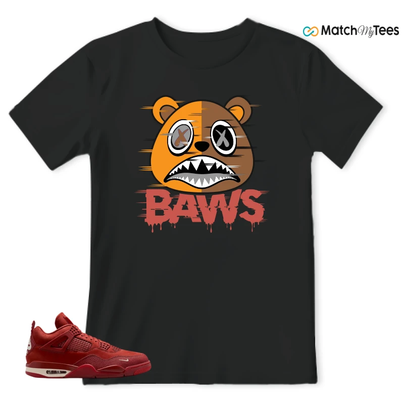 NIKE JORDAN 4 RETRO OG SP X NIGEL SYLVESTER BRICK BY BRICK SNEAKER Matching Tees T-shirt for Men