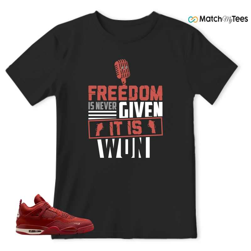 NIKE JORDAN 4 RETRO OG SP X NIGEL SYLVESTER BRICK BY BRICK SNEAKER Matching Tees t-shirt