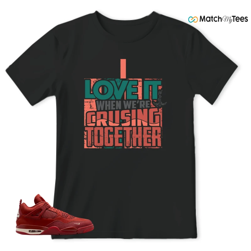 NIKE JORDAN 4 RETRO OG SP X NIGEL SYLVESTER BRICK BY BRICK SNEAKER Matching Tees t-shirt