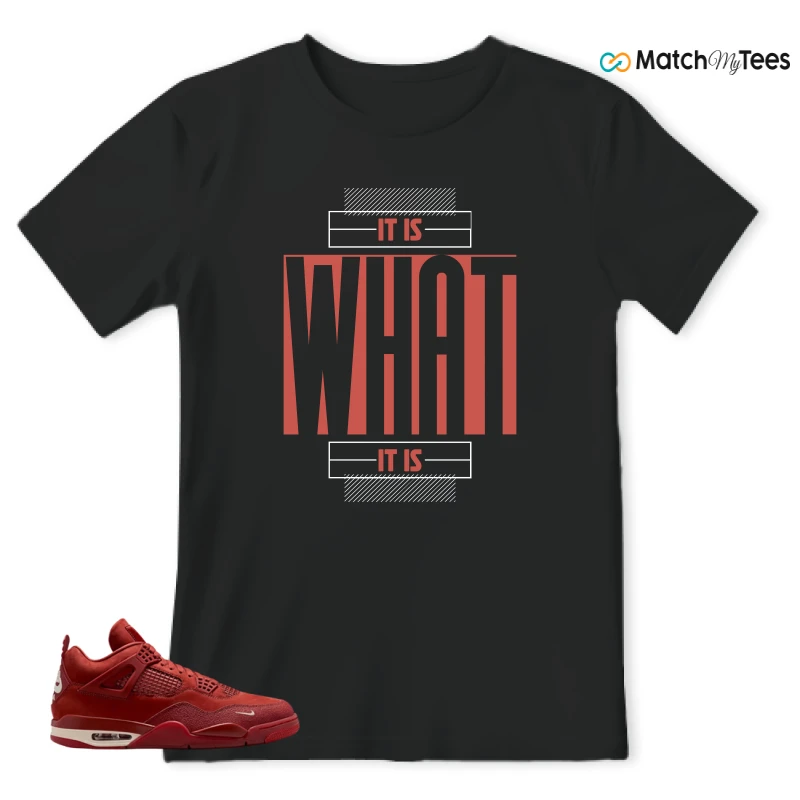 NIKE JORDAN 4 RETRO OG SP X NIGEL SYLVESTER BRICK BY BRICK SNEAKER Matching Tees T-shirt for Men