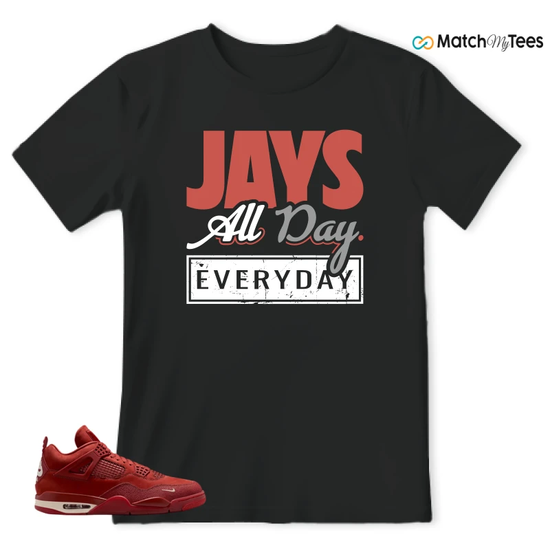 NIKE JORDAN 4 RETRO OG SP X NIGEL SYLVESTER BRICK BY BRICK SNEAKER Matching Tees t-shirt