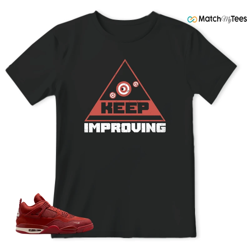 NIKE JORDAN 4 RETRO OG SP X NIGEL SYLVESTER BRICK BY BRICK SNEAKER Matching Tees T-shirt for Men