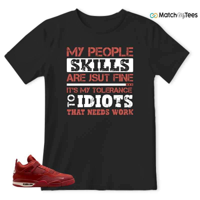 NIKE JORDAN 4 RETRO OG SP X NIGEL SYLVESTER BRICK BY BRICK SNEAKER Matching Tees t-shirt