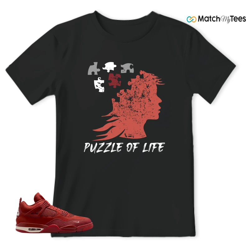 NIKE JORDAN 4 RETRO OG SP X NIGEL SYLVESTER BRICK BY BRICK SNEAKER Matching Tees t-shirt