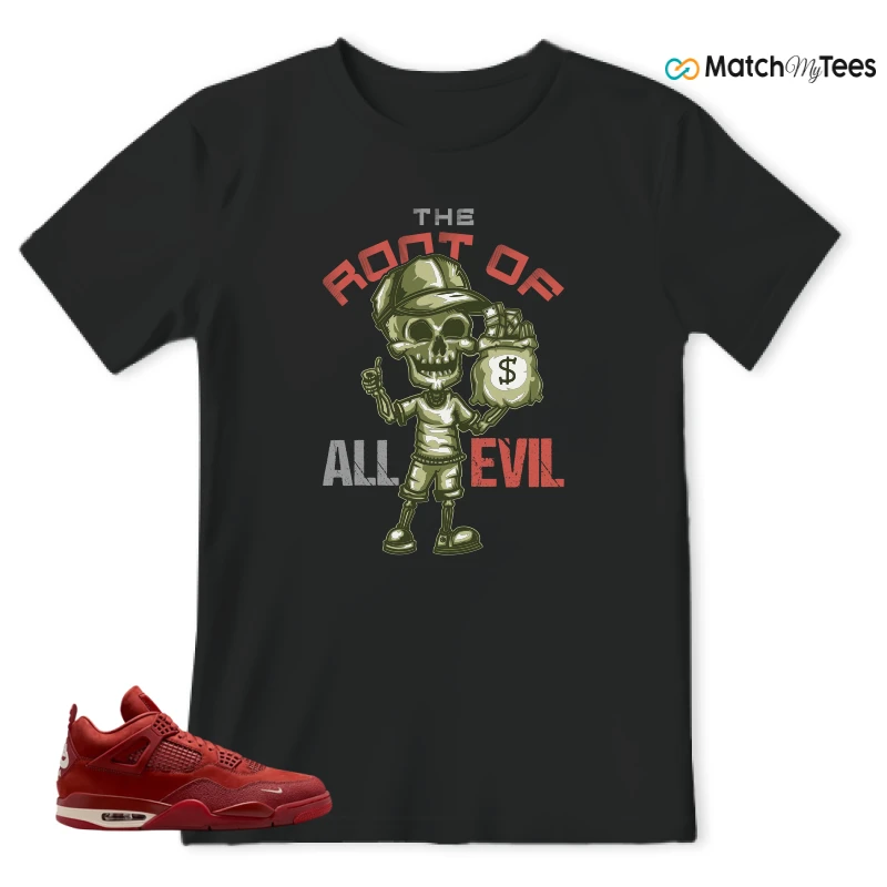 NIKE JORDAN 4 RETRO OG SP X NIGEL SYLVESTER BRICK BY BRICK SNEAKER Matching Tees t-shirt