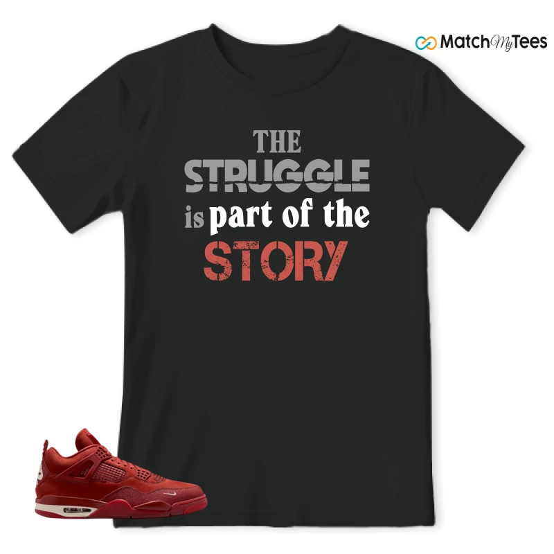 NIKE JORDAN 4 RETRO OG SP X NIGEL SYLVESTER BRICK BY BRICK SNEAKER Matching Tees t-shirt