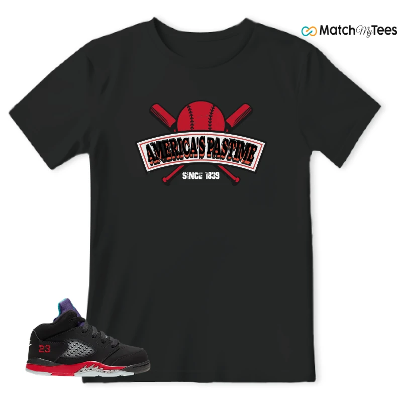 NIKE JORDAN 5 RETRO TOP 3 (TD) SNEAKER Matching Tees T-shirt for Men