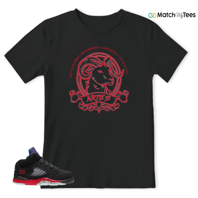 NIKE JORDAN 5 RETRO TOP 3 (TD) SNEAKER Matching Tees T-shirt for Men