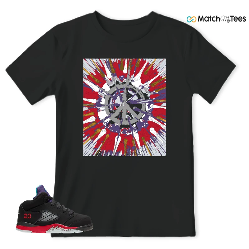 NIKE JORDAN 5 RETRO TOP 3 (TD) SNEAKER Matching Tees t-shirt