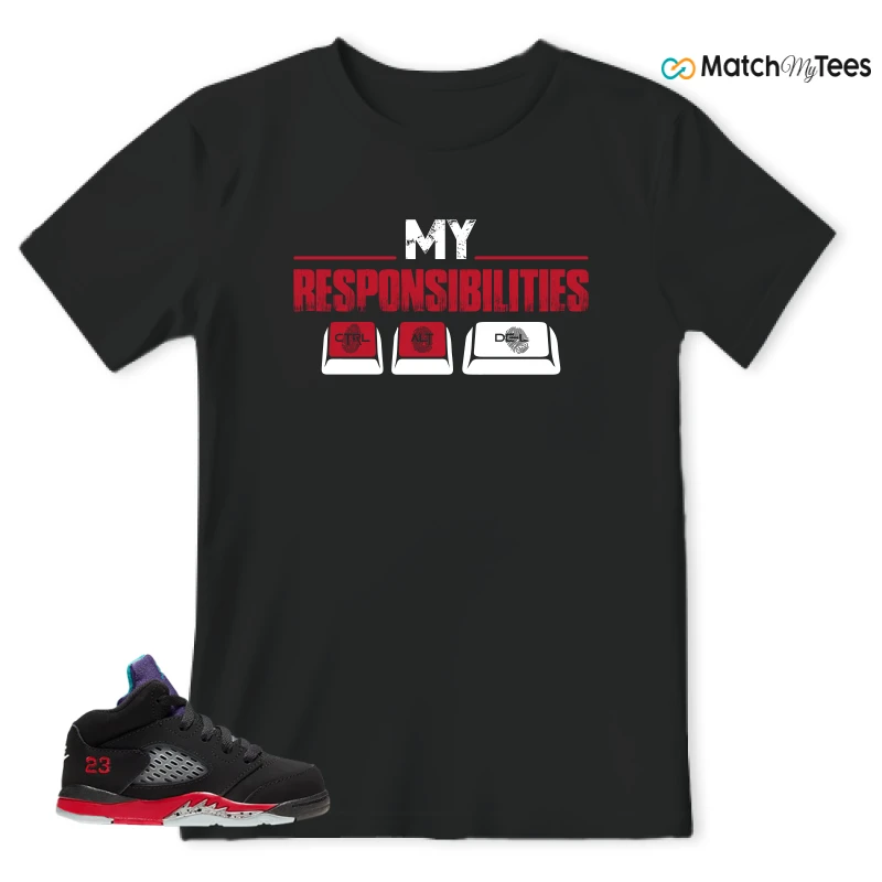 NIKE JORDAN 5 RETRO TOP 3 (TD) SNEAKER Matching Tees t-shirt