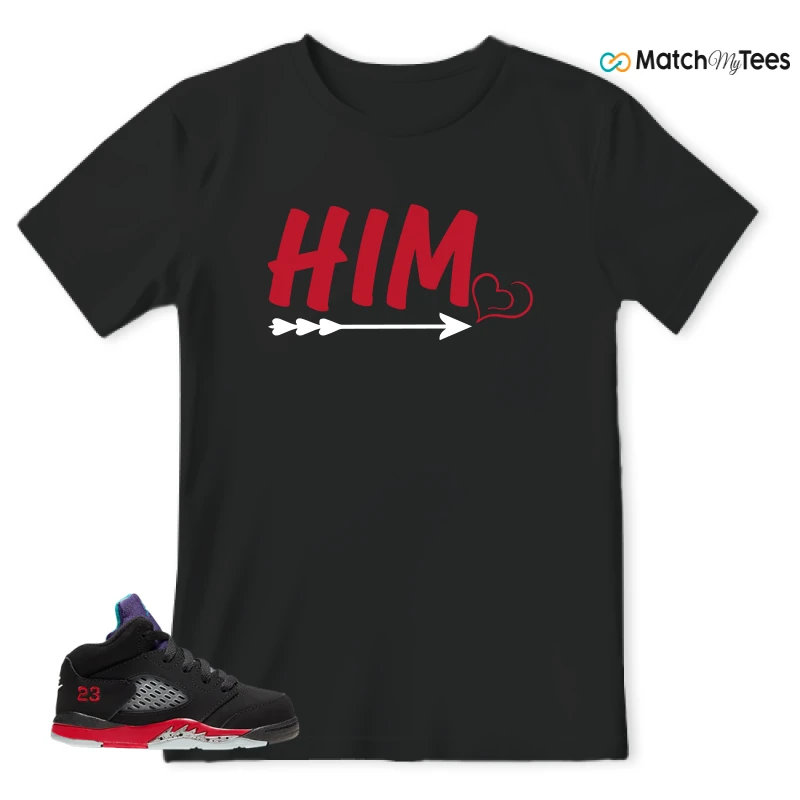 NIKE JORDAN 5 RETRO TOP 3 (TD) SNEAKER Matching Tees t-shirt