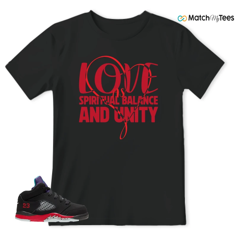 NIKE JORDAN 5 RETRO TOP 3 (TD) SNEAKER Matching Tees t-shirt
