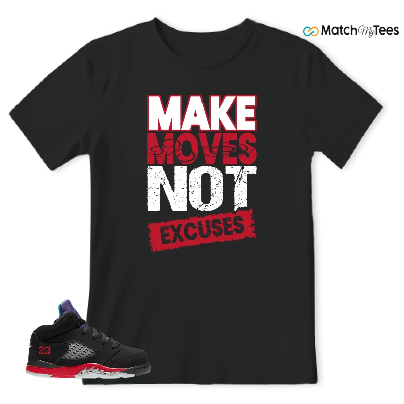 NIKE JORDAN 5 RETRO TOP 3 (TD) SNEAKER Matching Tees t-shirt