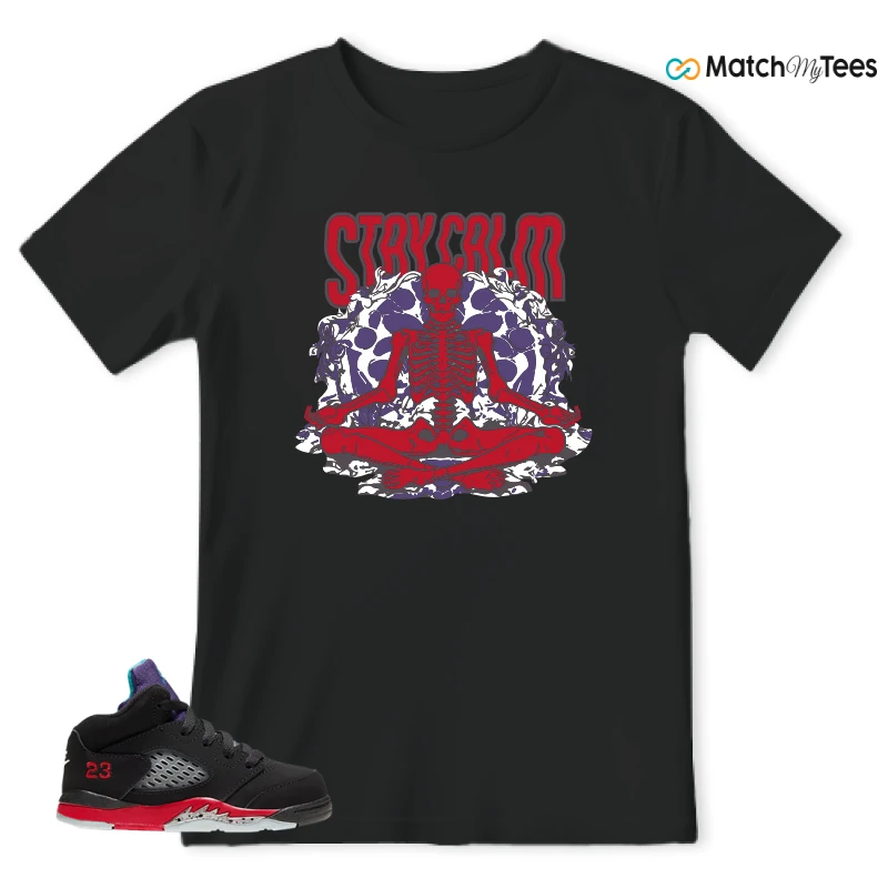 NIKE JORDAN 5 RETRO TOP 3 (TD) SNEAKER Matching Tees T-shirt for Men