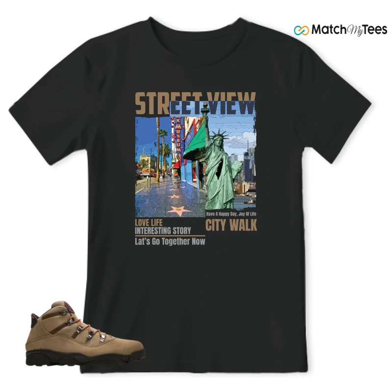 NIKE JORDAN 6 RINGS WINTERIZED ROCKY TAN (2021) SNEAKER Matching Tees t-shirt