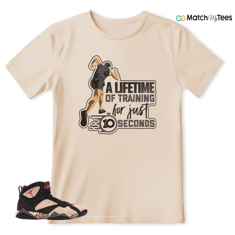 NIKE JORDAN 7 RETRO PATTA SHIMMER SNEAKER Matching Tees t-shirt