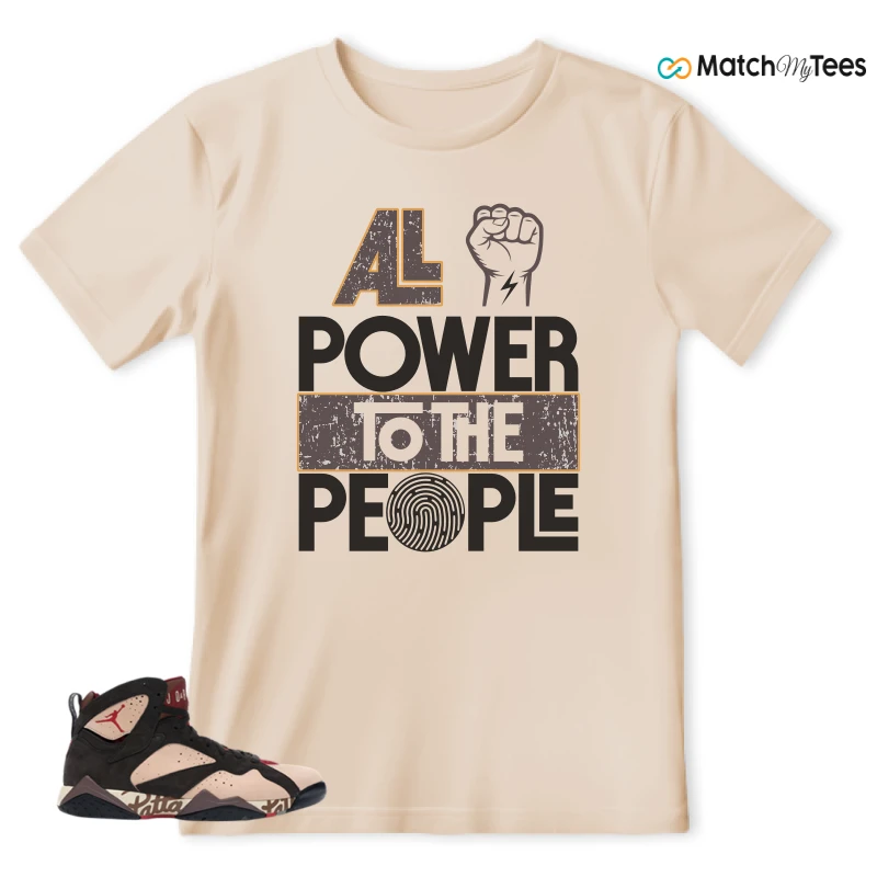 NIKE JORDAN 7 RETRO PATTA SHIMMER SNEAKER Matching Tees t-shirt