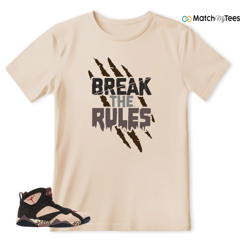NIKE JORDAN 7 RETRO PATTA SHIMMER SNEAKER Matching Tees t-shirt