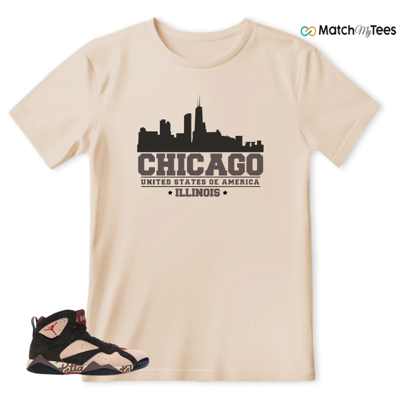 NIKE JORDAN 7 RETRO PATTA SHIMMER SNEAKER Matching Tees t-shirt