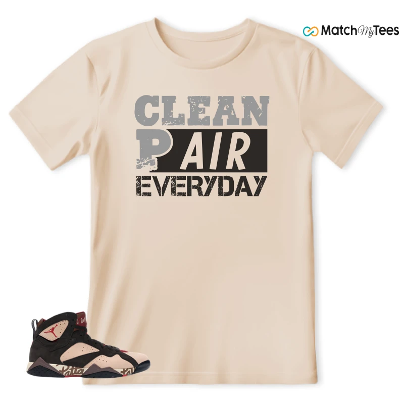 NIKE JORDAN 7 RETRO PATTA SHIMMER SNEAKER Matching Tees t-shirt