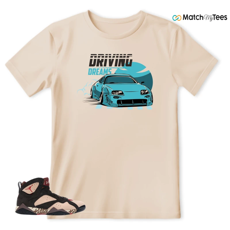 NIKE JORDAN 7 RETRO PATTA SHIMMER SNEAKER Matching Tees t-shirt