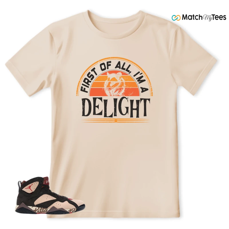 NIKE JORDAN 7 RETRO PATTA SHIMMER SNEAKER Matching Tees t-shirt
