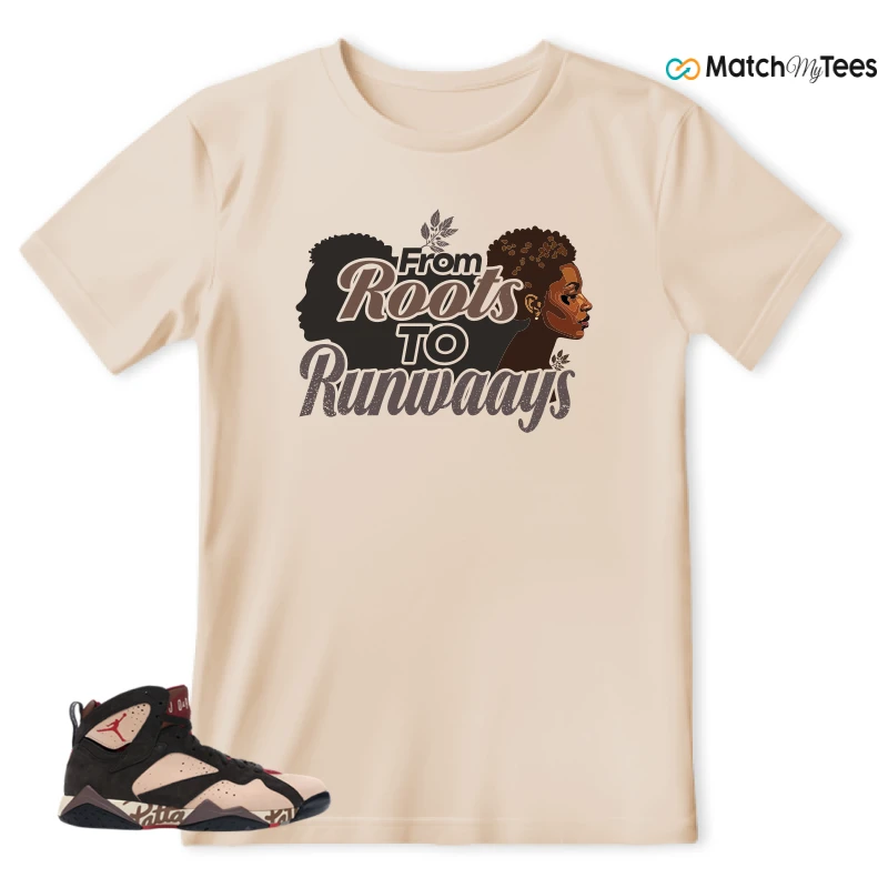 NIKE JORDAN 7 RETRO PATTA SHIMMER SNEAKER Matching Tees t-shirt