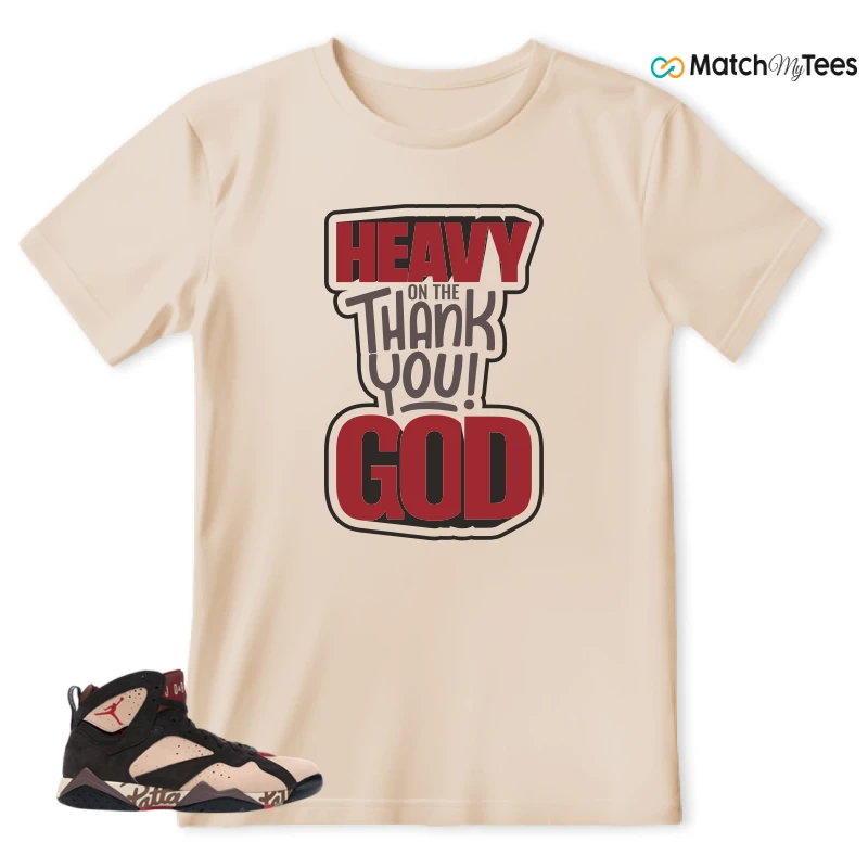 NIKE JORDAN 7 RETRO PATTA SHIMMER SNEAKER Matching Tees t-shirt
