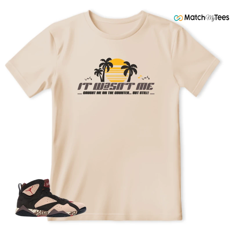 NIKE JORDAN 7 RETRO PATTA SHIMMER SNEAKER Matching Tees t-shirt