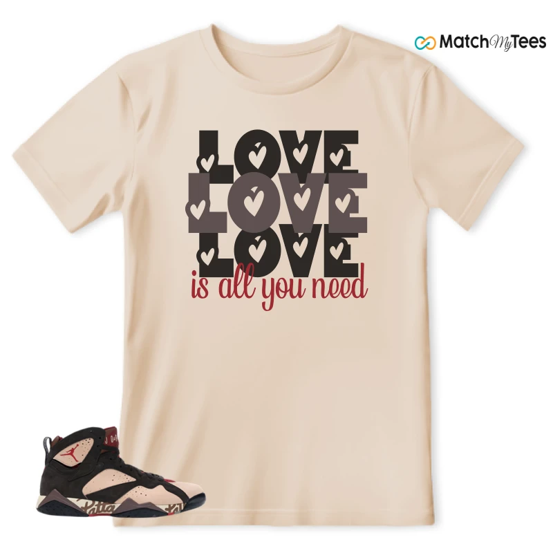 NIKE JORDAN 7 RETRO PATTA SHIMMER SNEAKER Matching Tees t-shirt