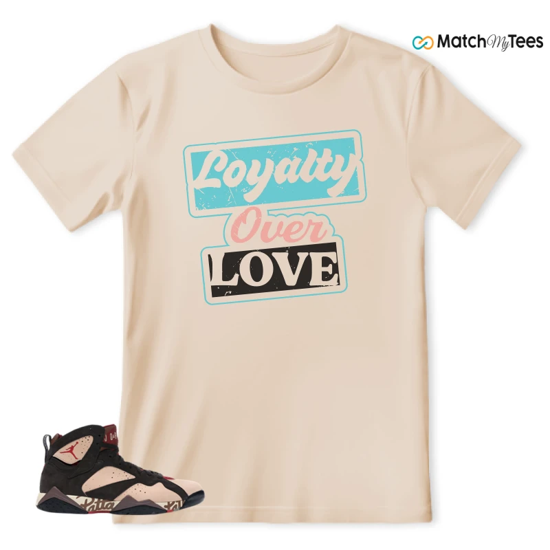 NIKE JORDAN 7 RETRO PATTA SHIMMER SNEAKER Matching Tees t-shirt