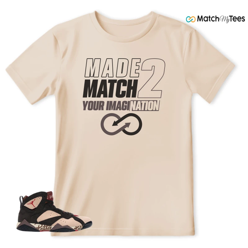 NIKE JORDAN 7 RETRO PATTA SHIMMER SNEAKER Matching Tees t-shirt
