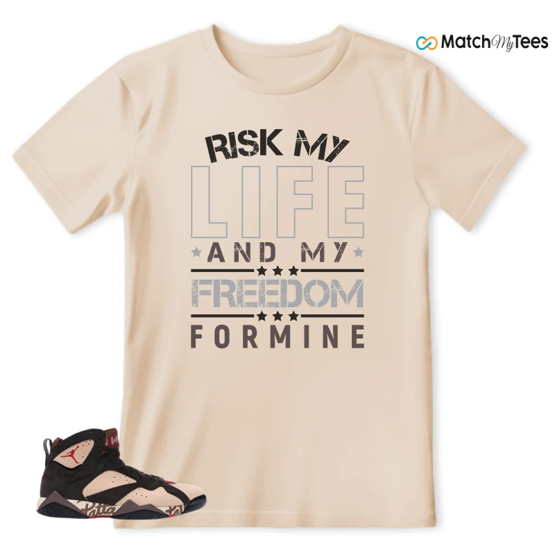 NIKE JORDAN 7 RETRO PATTA SHIMMER SNEAKER Matching Tees t-shirt
