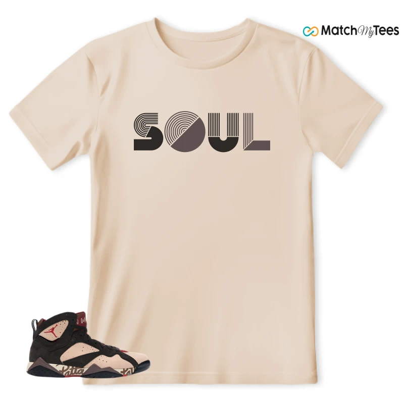NIKE JORDAN 7 RETRO PATTA SHIMMER SNEAKER Matching Tees t-shirt