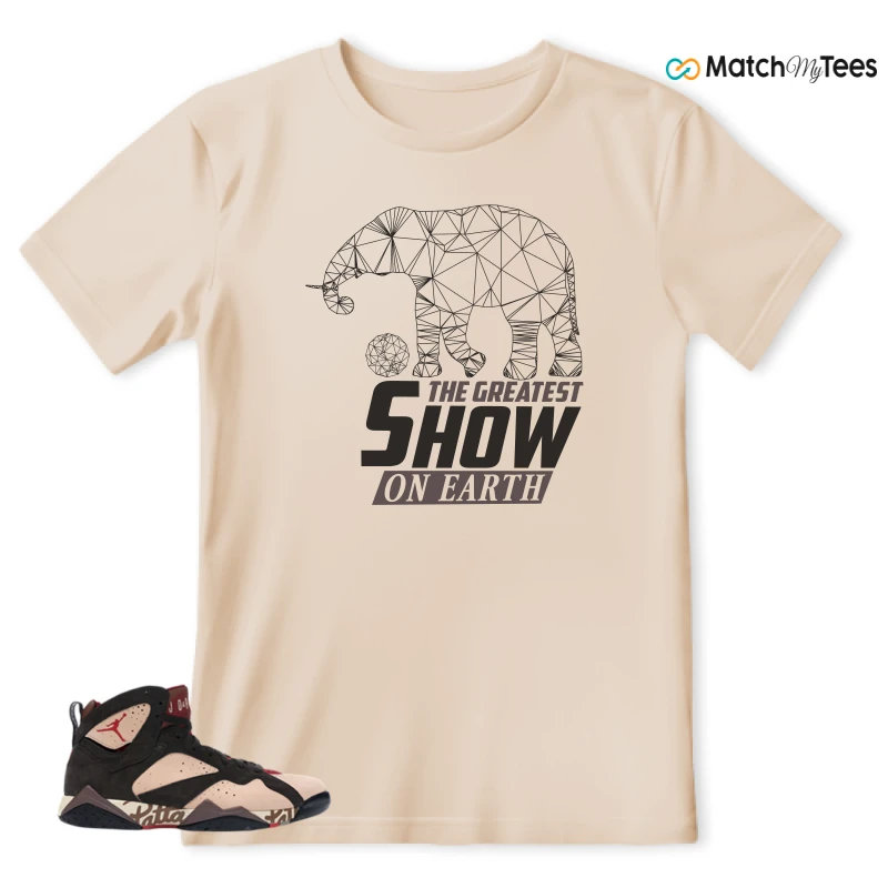 NIKE JORDAN 7 RETRO PATTA SHIMMER SNEAKER Matching Tees t-shirt