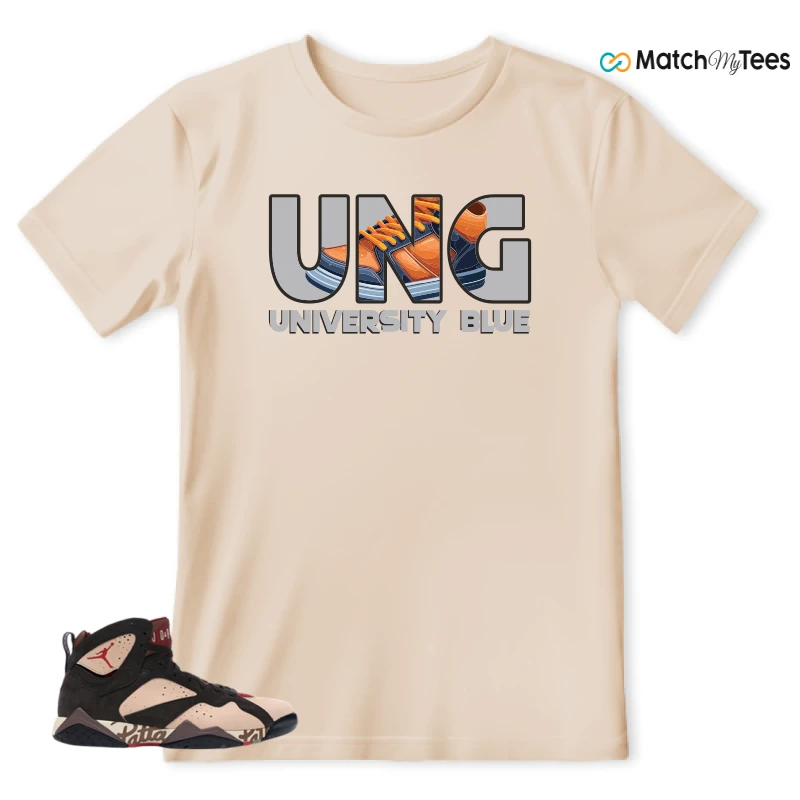 NIKE JORDAN 7 RETRO PATTA SHIMMER SNEAKER Matching Tees t-shirt