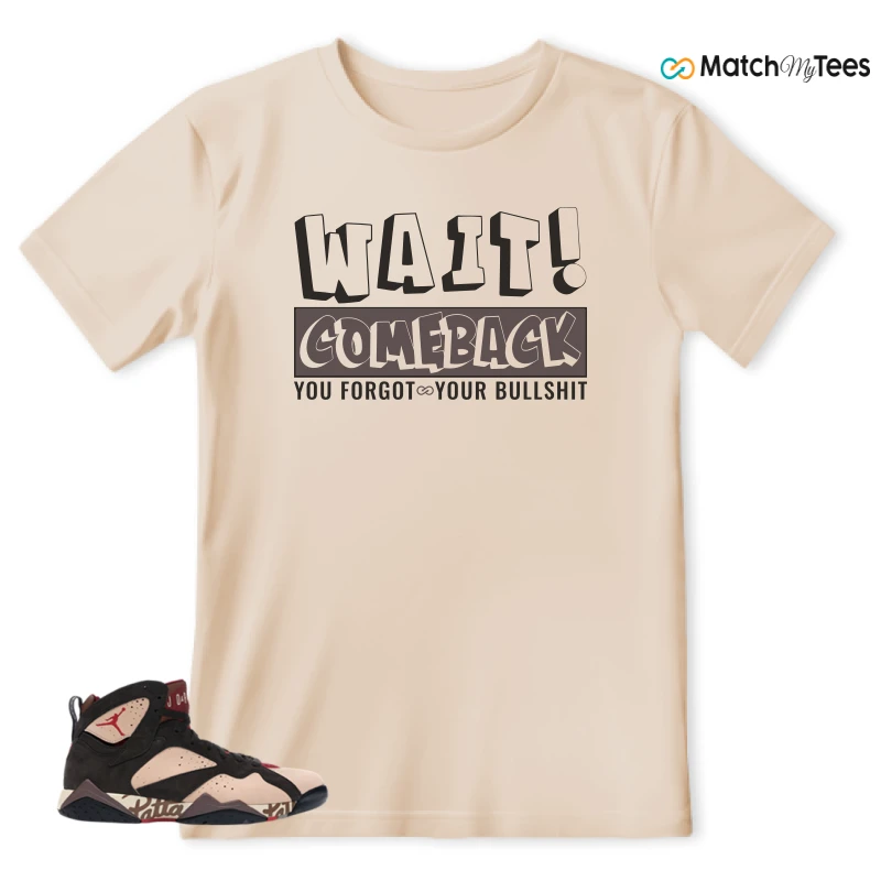 NIKE JORDAN 7 RETRO PATTA SHIMMER SNEAKER Matching Tees t-shirt