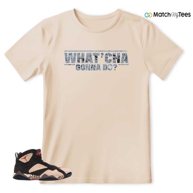 NIKE JORDAN 7 RETRO PATTA SHIMMER SNEAKER Matching Tees t-shirt