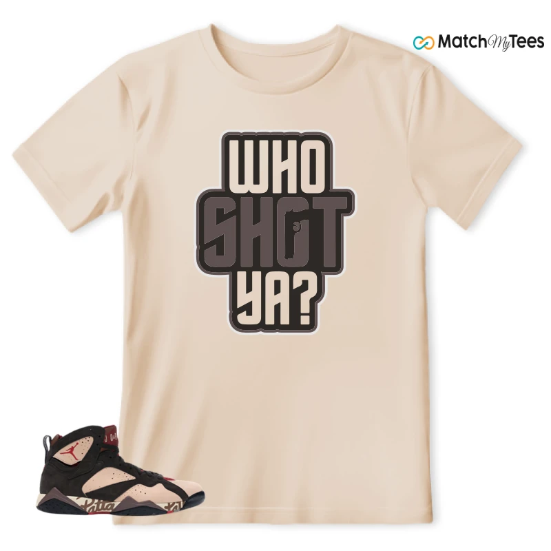 NIKE JORDAN 7 RETRO PATTA SHIMMER SNEAKER Matching Tees t-shirt