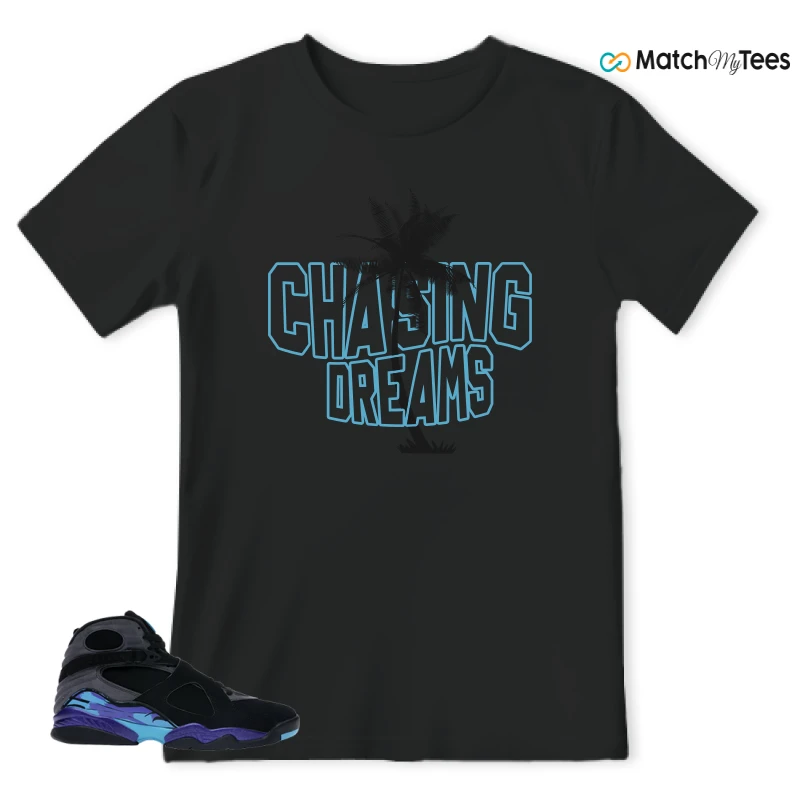 NIKE JORDAN 8 RETRO AQUA (2015) SNEAKER Matching Tees t-shirt
