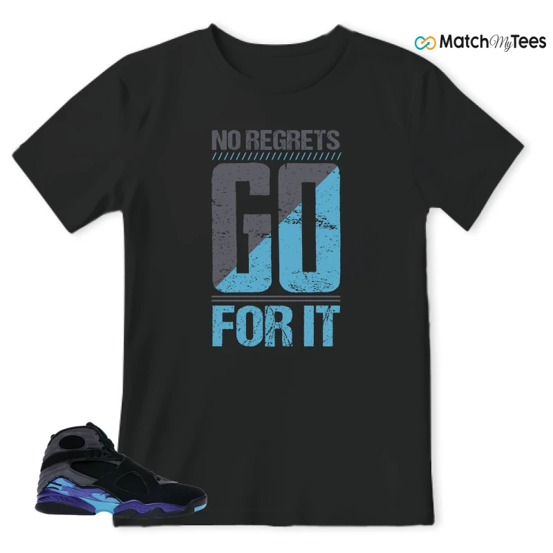 NIKE JORDAN 8 RETRO AQUA (2015) SNEAKER Matching Tees t-shirt