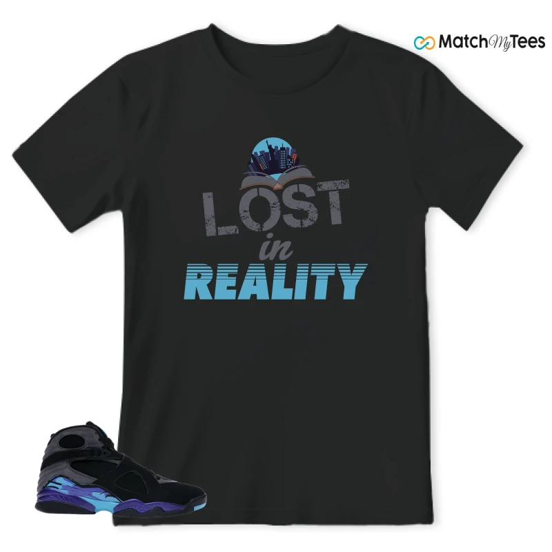 NIKE JORDAN 8 RETRO AQUA (2015) SNEAKER Matching Tees t-shirt